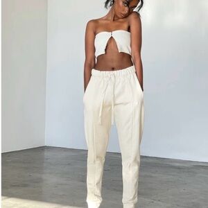 Local European Off-White Joggers